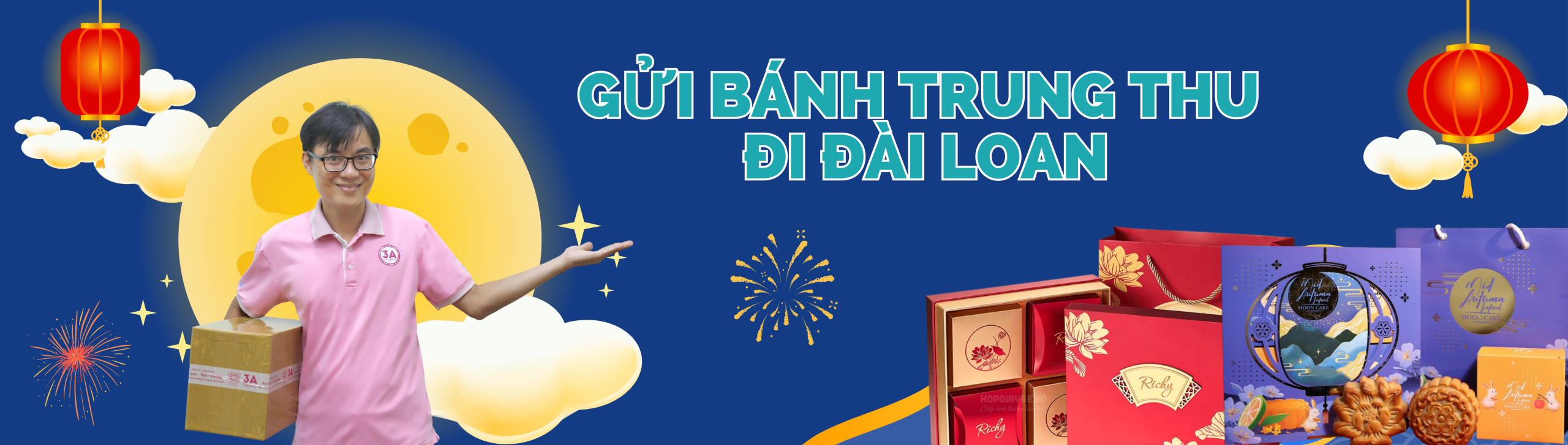 gửi bánh trung thu đi đài loan