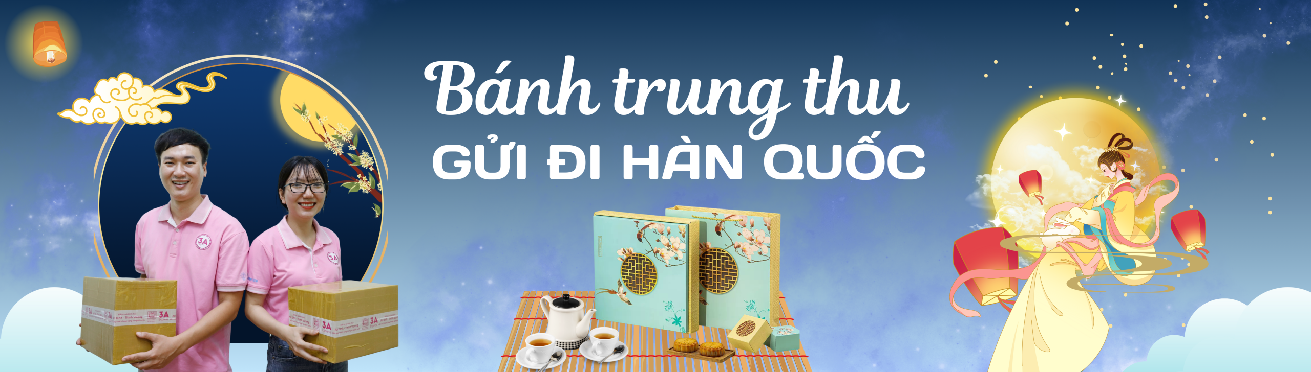 gửi bánh trung thu đi hàn quốc