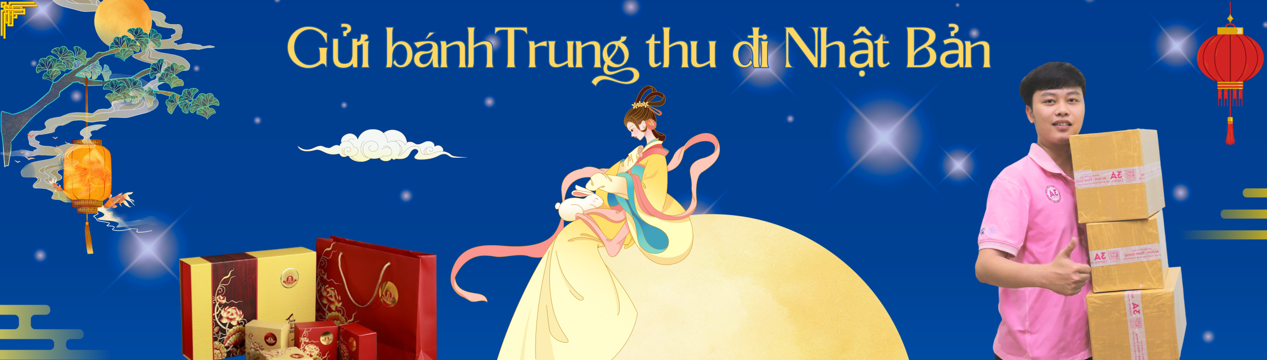 gửi bánh trung thu đi nhật